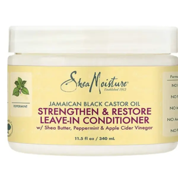 Shea Moisture Jamaican Black Castor Oil Strengthen and Restore Leave-in Conditioner 340ml - Imagen 1